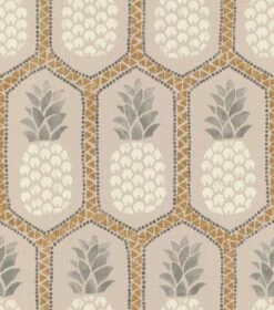 Barbara Becker Tapete Bb Ananas Rosa Gold 862119