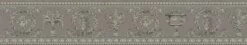 Versace Home Bordüre Medusa Lorbeer Grau Silber 34305-3