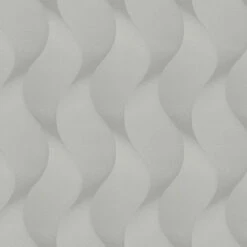 Colani Vliestapete Legend Welle 3D Silber Glanz 59810