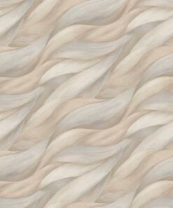 Vliestapete Wellen Design Beige Erismann 10257-02 -Haus Dekoration Erismann Vliestapete Beige Blattmotiv 10257 02 63213903