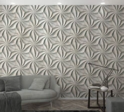 Fototapete Vlies 3D Grafisch Geometrisch Kupfer 47229