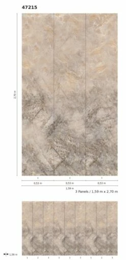 Fototapete Vlies Marmor Stein-Optik Grau Beige 47215 -Haus Dekoration Fototapete Vlies Marmor Stein Optik grau beige 47215 63210666 2