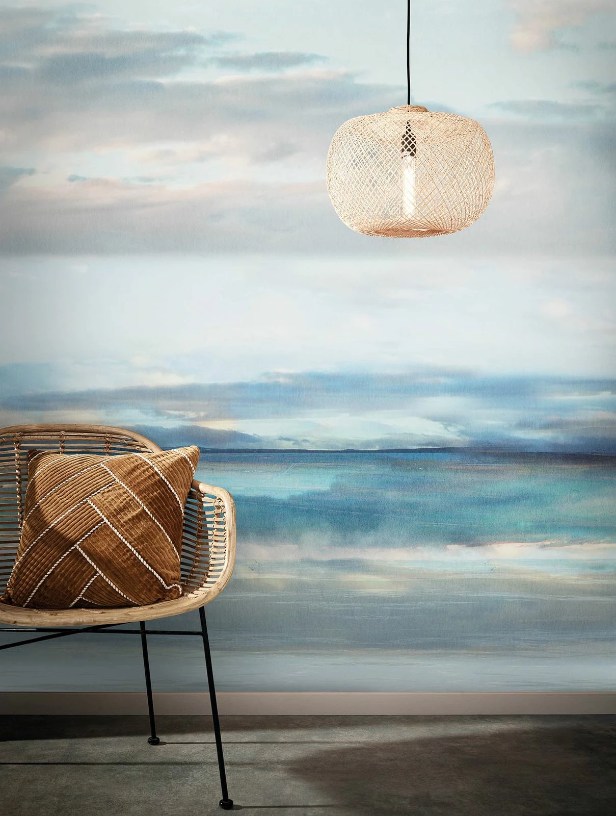 Fototapete Vlies Wasser Himmel Blau Grau Rosa 47223 3 Fototapete Vlies Wasser Himmel Blau Grau Rosa 47223