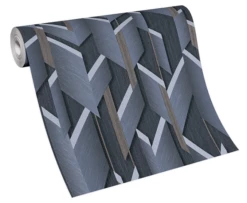 Guido Maria Kretschmer Tapete Grafisch Grau-blau 10145-08 -Haus Dekoration Guido Maria Kretschmer Tapete Grafisch grau blau 10145 08 63207071