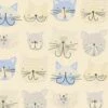 Kindertapete Kätzchen Comic Beige Blau 36754-1 -Haus Dekoration Kindertapete Kaetzchen Comic beige blau 36754 1 191695
