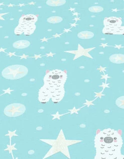 Kindertapete Sweet And Cool Alpaka-Motiv Türkis 10161-18 -Haus Dekoration Kindertapete Sweet and Cool Alpaka Motiv Glitzer 63213857 7