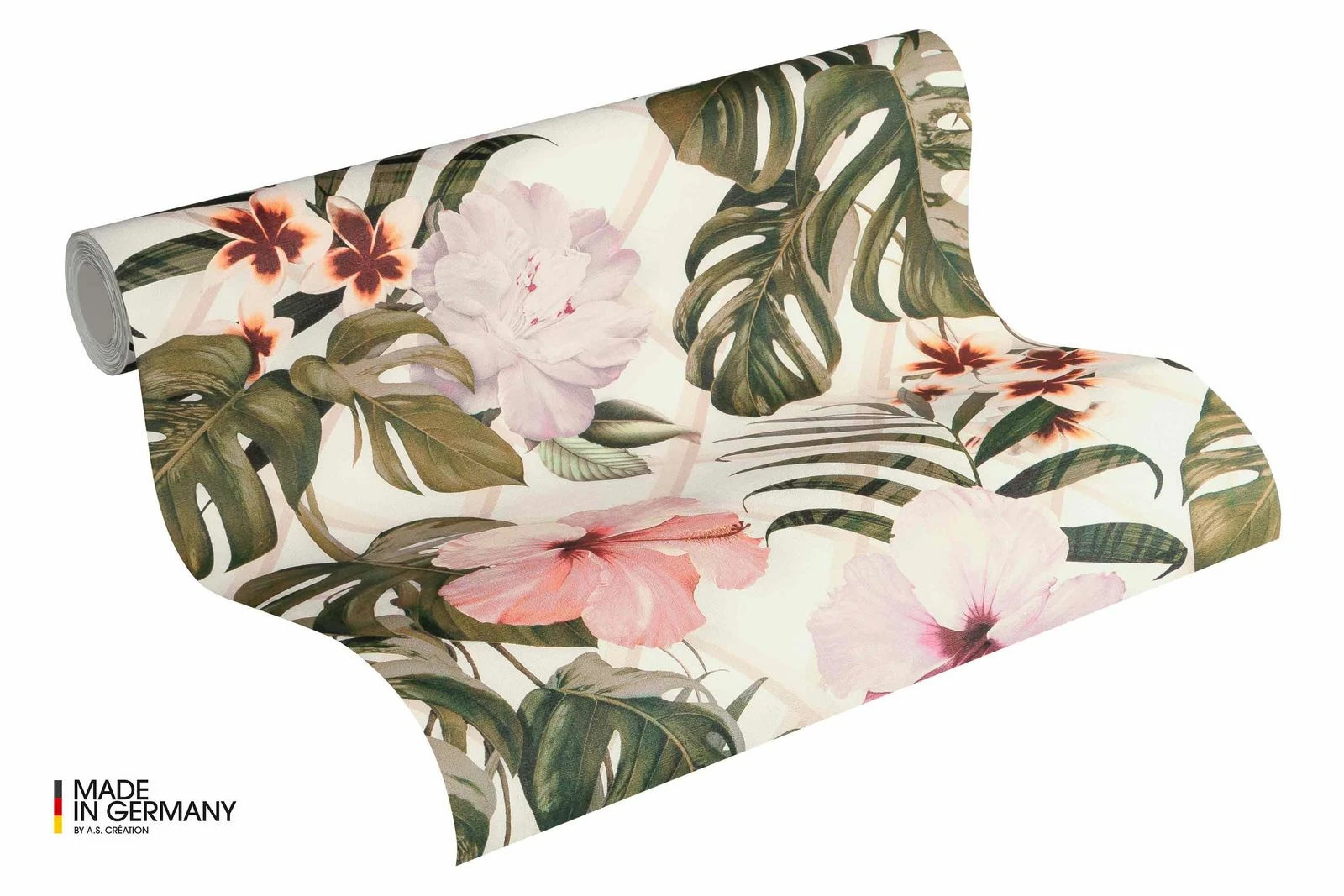 Michalsky Tapete Vlies Blumen Floral Weiß Rosa 36518-1 4 Michalsky Tapete Vlies Blumen Floral Weiß Rosa 36518-1 – Bild 2