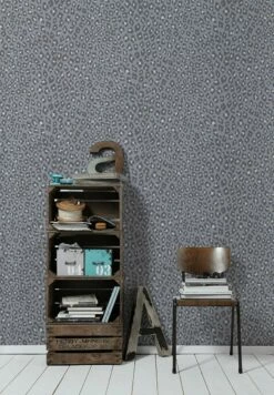 Michalsky Tapete Vlies Leo Flecken Schwarz Glanz 36503-3 -Haus Dekoration Michalsky Tapete Vlies Leo Flecken schwarz Glanz 2