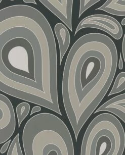 Nena Tapete Design Marburg Schwarz Beige Retro 57202