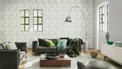 Vliestapete Rasch 746068 Einfarbig Struktur Grau -Haus Dekoration Rasch Vliestapete Textil Optik Uni Grau 746068 63216010 3