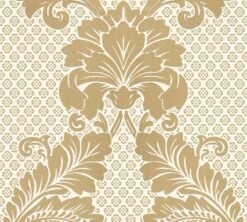 Tapete Flock Ornamente Weiß Architects Paper 30544-2