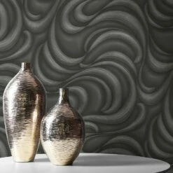 Tapete Guido Maria Kretschmer Wellen Schwarz 10220-15