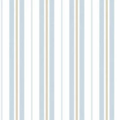 Tapete Kinder Streifen Hellblau World Wide Walls 303233