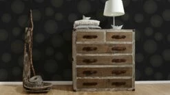 Tapete Kreise Schwarz Grau AS Creation 30547-3 -Haus Dekoration Tapete Kreise schwarz grau AS Creation 30547 3 1 2