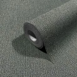 Papis Loveday Tapete 86750 Textil Optik Uni Anthrazit