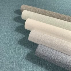 Papis Loveday Tapete 86749 Textil Optik Uni Grün -Haus Dekoration Tapete Papis Loveday Gruen Textil Optik 86749 63213104 3