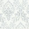 Tapete Textil Barock Weiß Silber Architects Paper 30659-1 -Haus Dekoration Tapete Textil Blumen weiss silber Architects Paper