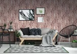 Tapete Vlies Blätter Palmen Floral Creme Braun 10031-11 -Haus Dekoration Tapete Vinyl Blaetter Palmen Floral creme braun 10031 11 63202103 1