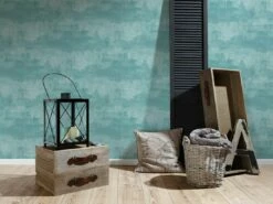 Tapete Vlies 37278-4 Vintage Uni Aquarell Blau Grau -Haus Dekoration Tapete Vlies 37278 4 Vintage Uni Aquarell blau grau 63202801 2