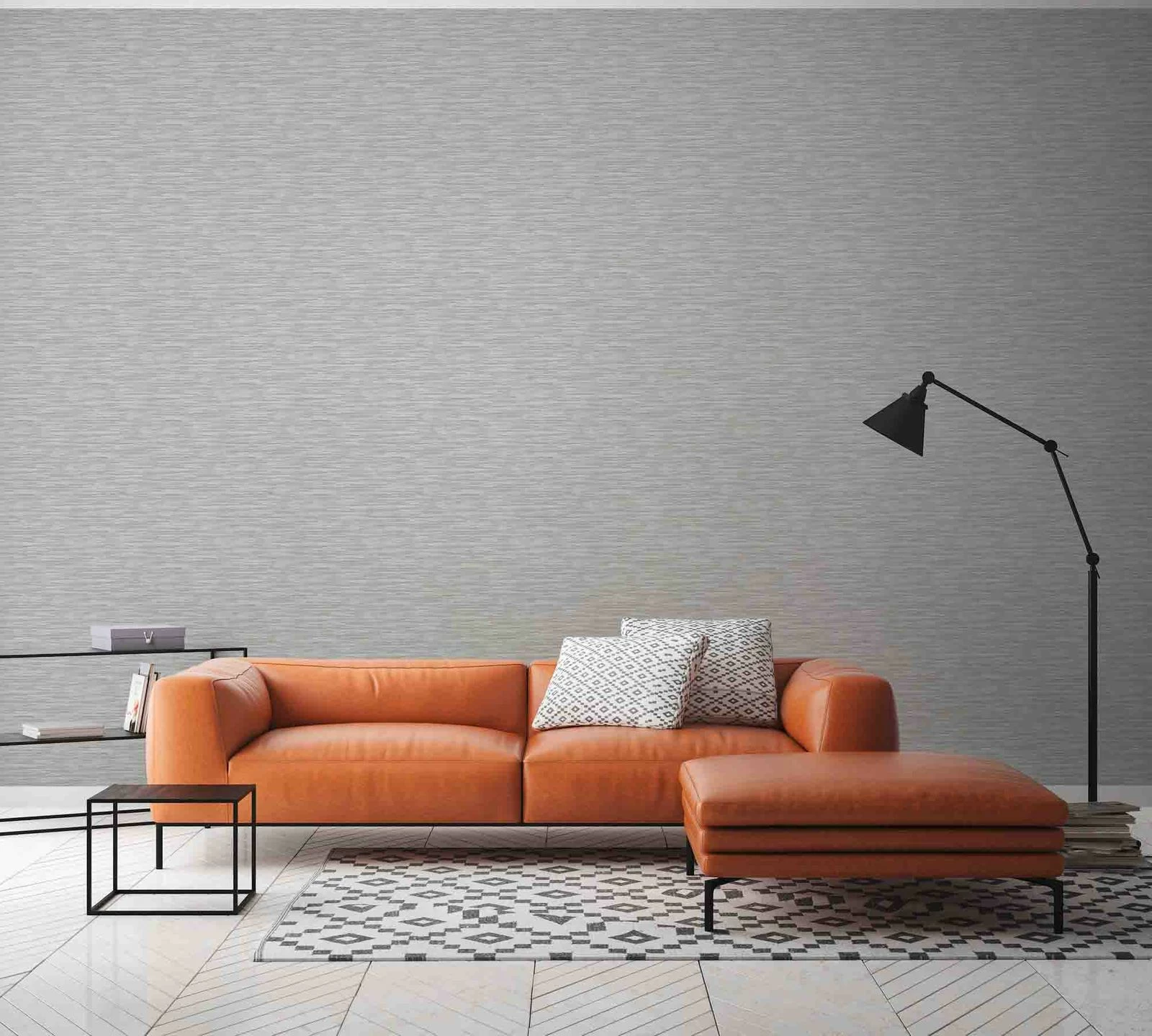 Tapete Vlies 37525-3 Grau Weiß Gestreift 7 Tapete Vlies 37525-3 Grau Weiß Gestreift – Bild 5