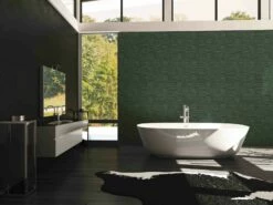 Tapete Vlies 37525-4 Streifen Grün Schwarz -Haus Dekoration Tapete Vlies 37525 4 Streifen gruen schwarz 63206043 1