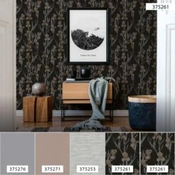 Tapete Vlies 37526-1 Floral Schwarz Grau Braun 15 Tapete Vlies 37526-1 Floral Schwarz Grau Braun -Haus Dekoration Tapete Vlies 37526 1 Floral schwarz grau braun 63206045 3