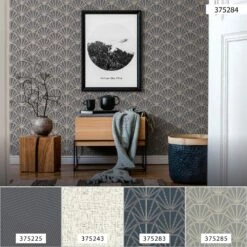 Tapete Vlies 37528-4 Ornamente Grau Weiß Gold -Haus Dekoration Tapete Vlies 37528 4 Ornamente grau weiss gold 63206058 3