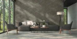 Tapete Vlies 3D Wellen Braun Hellgrau Gold 38696-4 -Haus Dekoration Tapete Vlies 3D Wellen braun hellgrau gold 38696 4 63211200 5