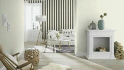 Tapete Vlies 542752 Streifen Weiß Schwarz -Haus Dekoration Tapete Vlies 542752 Streifen weiss schwarz 63205208 2