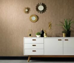 Tapete Vlies 6309-11 Strukturiert Einfarbig Braun -Haus Dekoration Tapete Vlies 6309 11 Strukturiert Einfarbig braun 182150 1