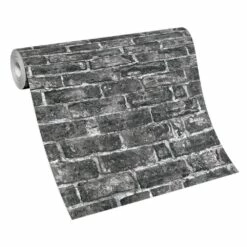 Tapete Vlies Backstein Wand Schwarz Grau 6318-15 -Haus Dekoration Tapete Vlies Backstein Wand schwarz grau 6318 15 63209911 6