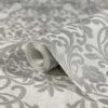 Tapete Vlies Barock Metallic Grau Silber 32602 -Haus Dekoration Tapete Vlies Barock Metallic grau silber 32602 63206204 2