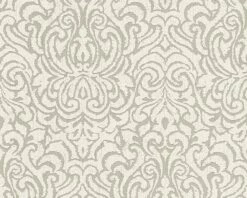 Tapete Vlies Barock Grau Weiß Tessuto 96193-3