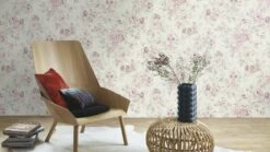 Tapete 516029 Vlies Blumen Used Cremeweiss Rosa Rasch -Haus Dekoration Tapete Vlies Blumen Used cremeweiss rosa Rasch 516