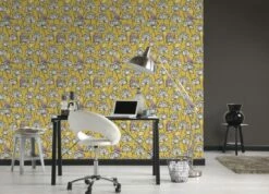 Vlies Tapete Floral Vögel Goldgelb Weiß AS Creation 36317-3 8 Vlies Tapete Floral Vögel Goldgelb Weiß AS Creation 36317-3 -Haus Dekoration Tapete Vlies Blumen Voegel goldgelb weiss AS Cre 1