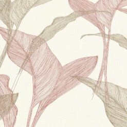 Tapete Vlies ELLE Blätter Floral Rosa Glitzer 10207-05 -Haus Dekoration Tapete Vlies ELLE Blaetter Floral rosa Glitzer 10207 05 63210336 2