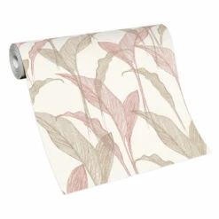 Tapete Vlies ELLE Blätter Floral Rosa Glitzer 10207-05 -Haus Dekoration Tapete Vlies ELLE Blaetter Floral rosa Glitzer 10207 05 63210336 4