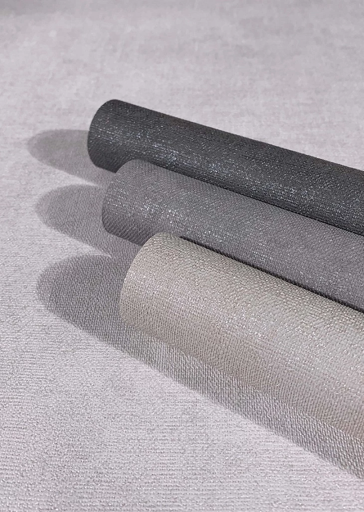 Tapete Vlies Einfarbig Metallic Dunkelgrau 32404 4 Tapete Vlies Einfarbig Metallic Dunkelgrau 32404 – Bild 2