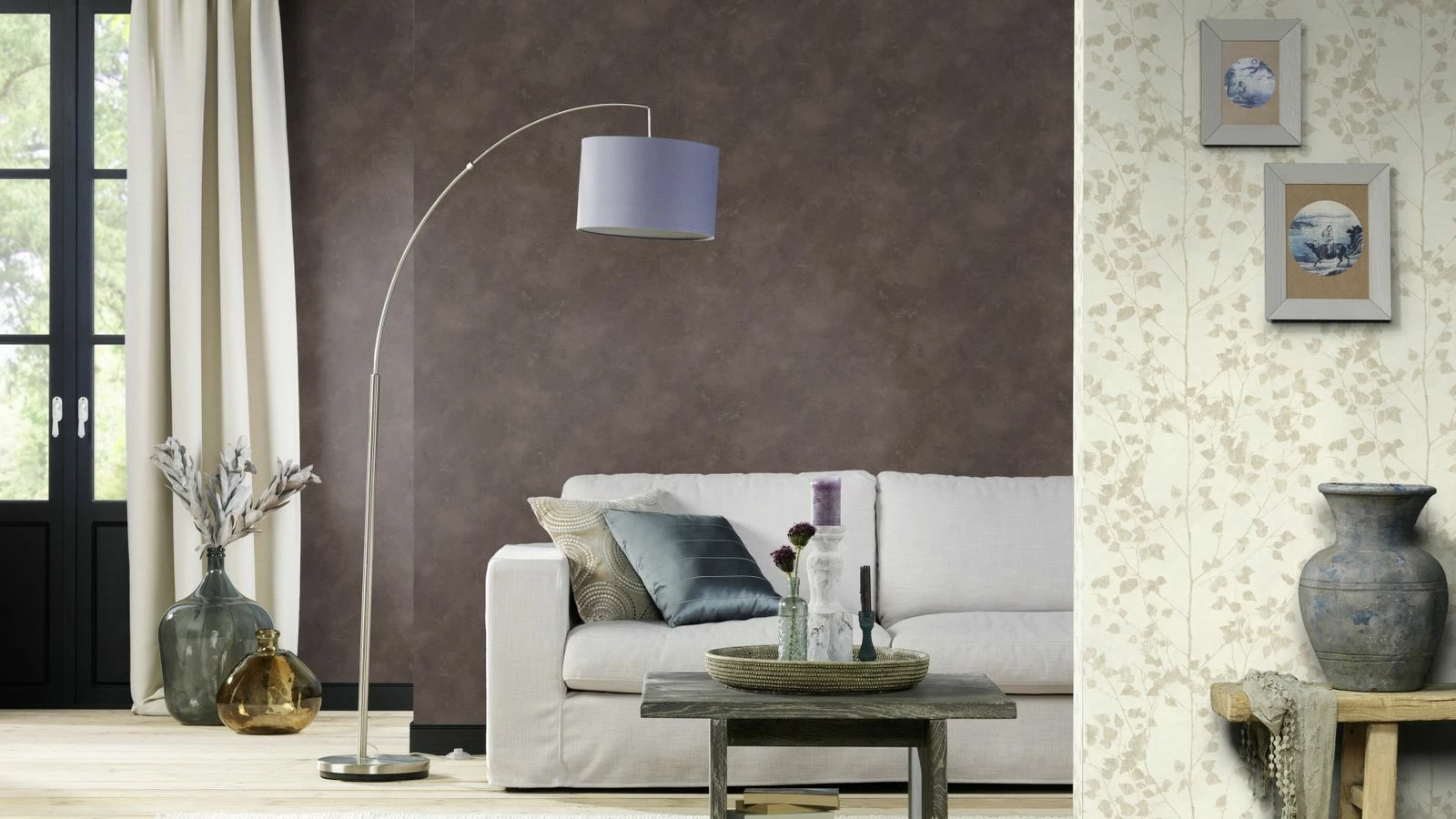 Tapete Vlies Einfarbig Meliert Anthrazit Finca 416909 6 Tapete Vlies Einfarbig Meliert Anthrazit Finca 416909 – Bild 4