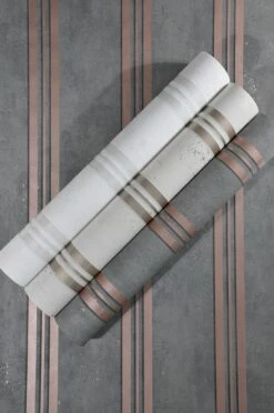 Tapete Vlies Gestreift Metallic Glitzer Greige 32636 -Haus Dekoration Tapete Vlies Gestreift Metallic Glitzer greige 32636 63206232 1