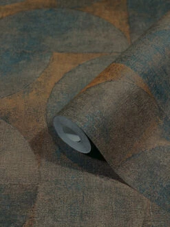 Tapete Vlies Grafisch Metallic Patina Braun Kupfer 32822 -Haus Dekoration Tapete Vlies Grafisch Metallic Patina braun kupfer 32822 63207662