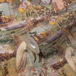 Tapete Vlies Indien Muster Grün Bunt 38173-4 -Haus Dekoration Tapete Vlies Indien Muster gruen bunt 38173 4 63211535 1