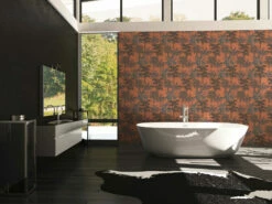 Tapete Vlies Michalsky Floral Palmen Orange Grau 37983-4 -Haus Dekoration Tapete Vlies Michalsky Floral Palmen orange grau 37983 4 63208870