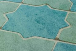 Tapete Vlies New Walls Fliesen Blau Blaßgrün 37421-4 -Haus Dekoration Tapete Vlies New Walls Fliesen blau blassgruen 37421 4 63202520 2