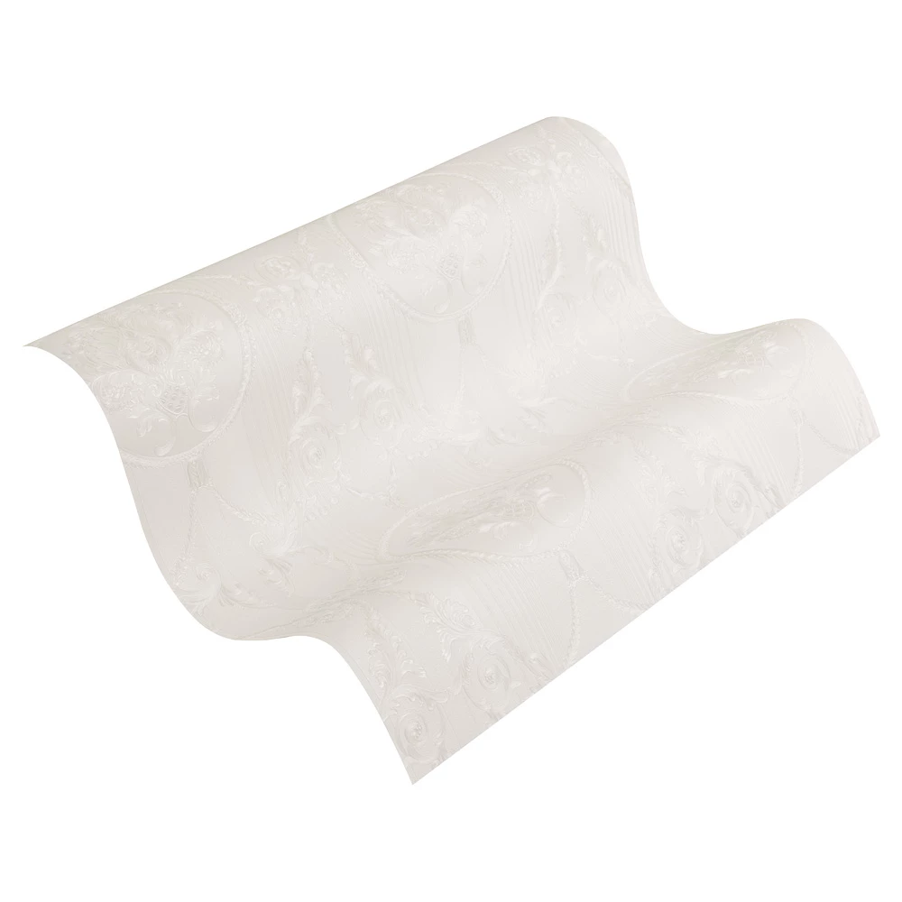 Tapete Vlies Ornament Silber Glanz Hermitage 33083-3 4 Tapete Vlies Ornament Silber Glanz Hermitage 33083-3 – Bild 2