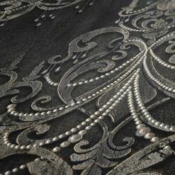Tapete Vlies Ornamente Barock Anthrazit Gold 38096-4 -Haus Dekoration Tapete Vlies Ornamente Barock anthrazit gold 38096 4 63209840 2