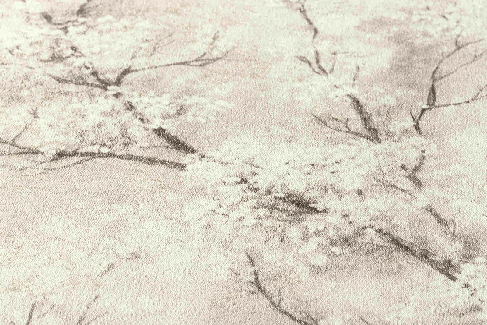 Tapete Vlies Ranken Mit Blumen Creme Weiß Braun 37420-2 5 Tapete Vlies Ranken Mit Blumen Creme Weiß Braun 37420-2 – Bild 3