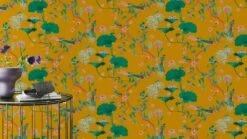 Tapete Vlies Rasch Blätter Vögel Gelb Grün 539448 -Haus Dekoration Tapete Vlies Rasch Blaetter Voegel gelb gruen 539448 63208795 1