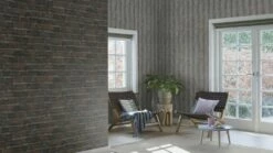 Tapete Vlies Rasch Bretter Holz Putz Dunkelgrau 429442 -Haus Dekoration Tapete Vlies Rasch Bretter Holz Putz dunkelgrau 429442 63207229 2