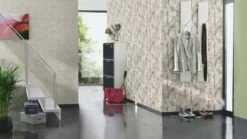 Tapete Vlies Rasch Halbkreise Grau Bronze 554779 -Haus Dekoration Tapete Vlies Rasch Halbkreise grau bronze 554779 63211776 5